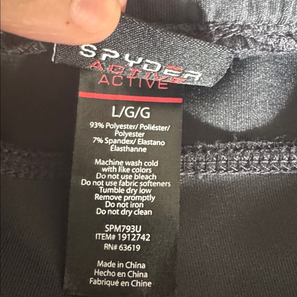 Spyder Active Men’s Jogger Pant Moisture Wicking Tapered Leg Large - Picture 15 of 16